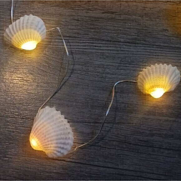 Seashell Decorative String Lights with Remote Control - Picture 6 of 9